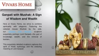Ganpati with Mushak: A Sign of Wisdom and Wealth