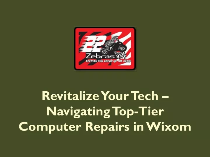 revitalize your tech navigating top tier computer repairs in wixom