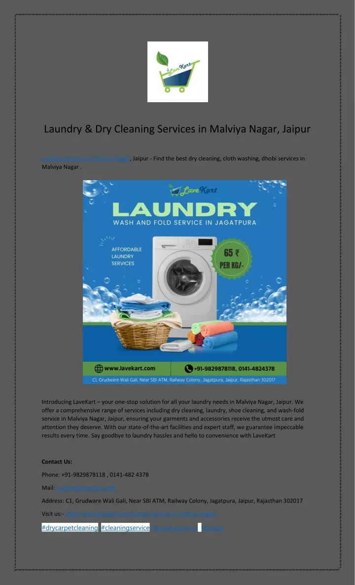 laundry dry cleaning services in malviya nagar