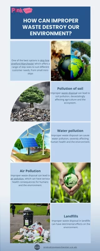 how can improper waste destroy our environment