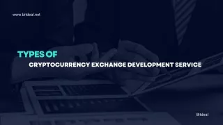 Types of Cryptocurrency Exchange Development