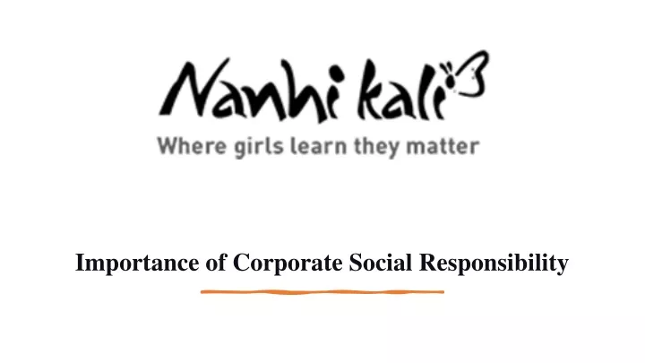 importance of corporate social responsibility