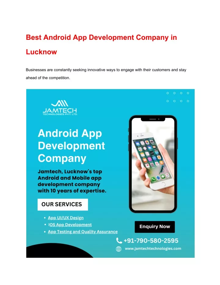 best android app development company in