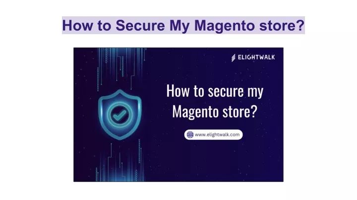 how to secure my magento store