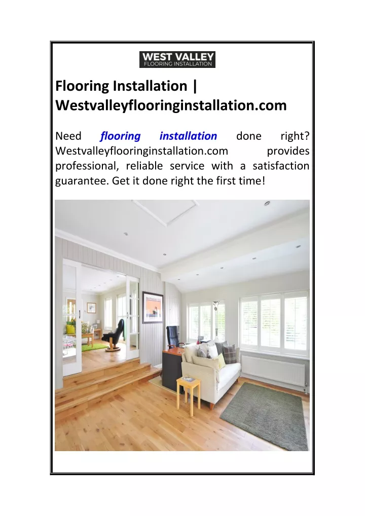 flooring installation