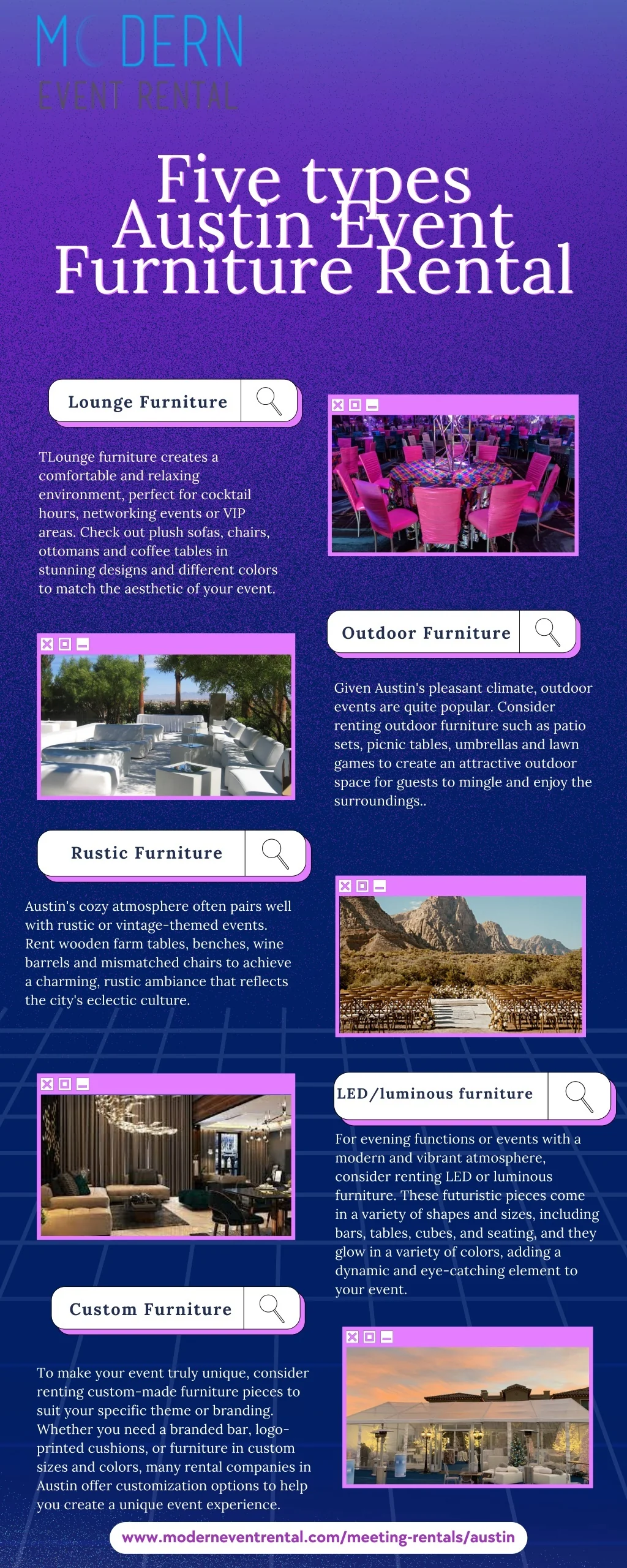 PPT - Five Types of Austin Event Furniture Rental PowerPoint ...