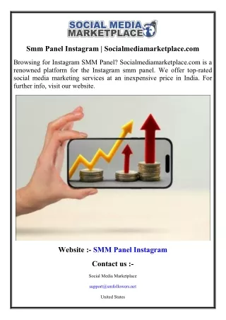 Smm Panel Instagram  Socialmediamarketplace.com
