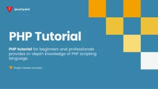 PHP Tutorial | What is PHP? Features, Advantage and Disadvantage