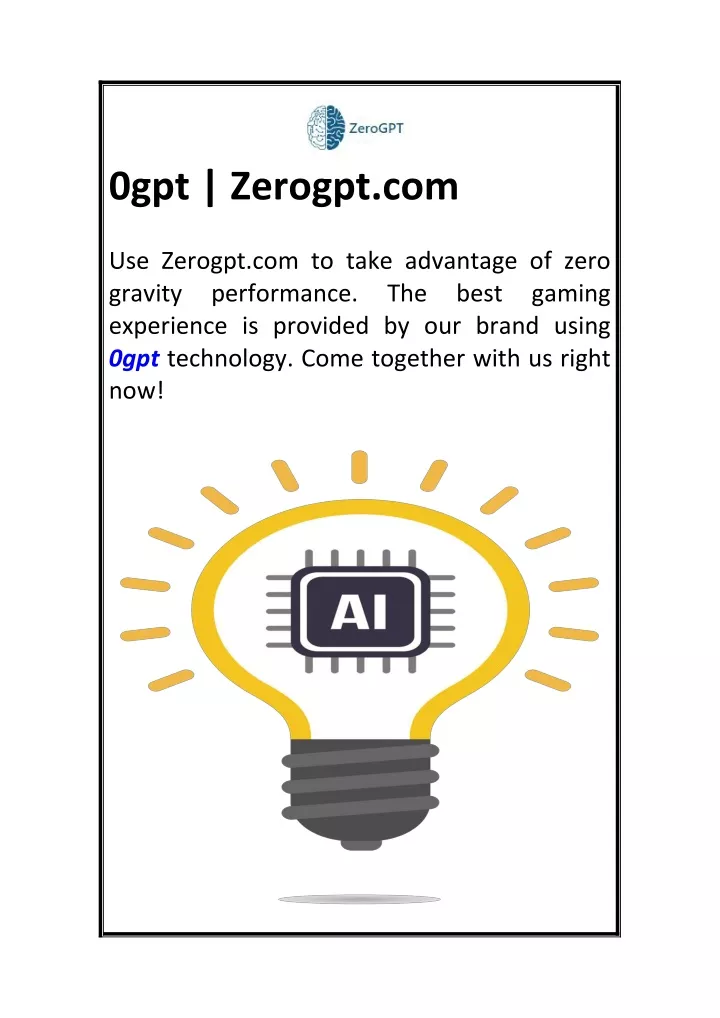 0gpt zerogpt com