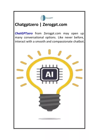 chatgptzero zerogpt com