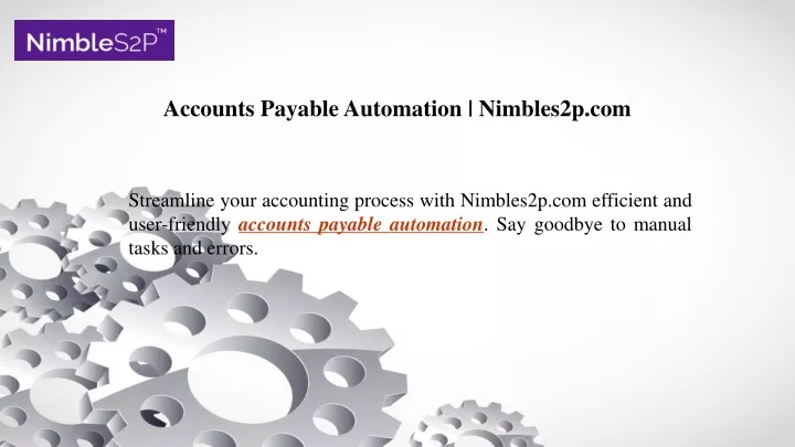 accounts payable automation nimbles2p com