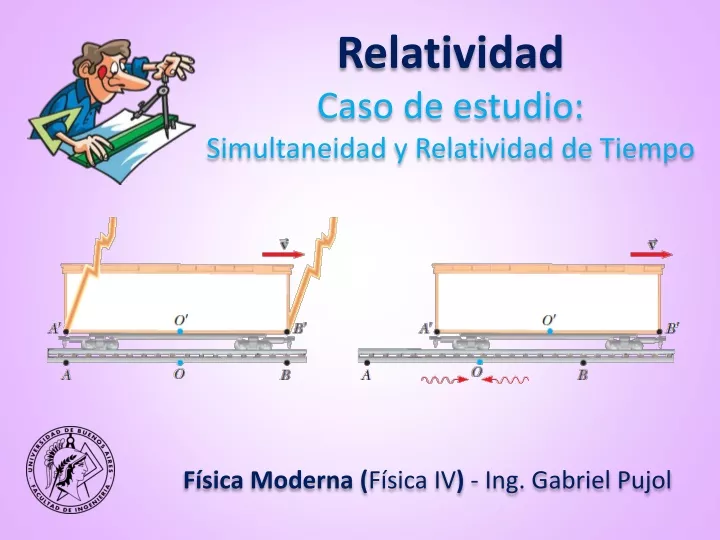 relatividad caso de estudio simultaneidad y relatividad de tiempo