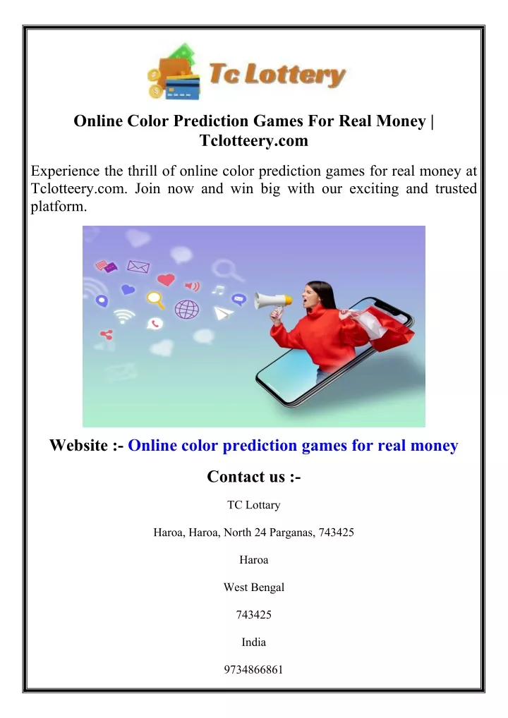 online color prediction games for real money