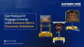 Get Noticed & Engage Crowds with Samson Hire's Dynamic Solutions