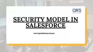security model in salesforce