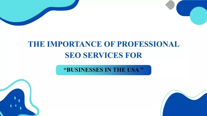 the importance of professional seo services for