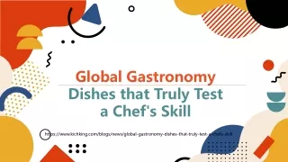 Global Gastronomy