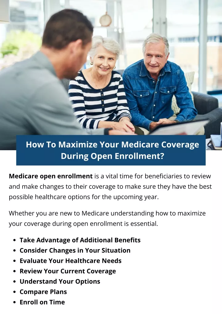 how to maximize your medicare coverage during