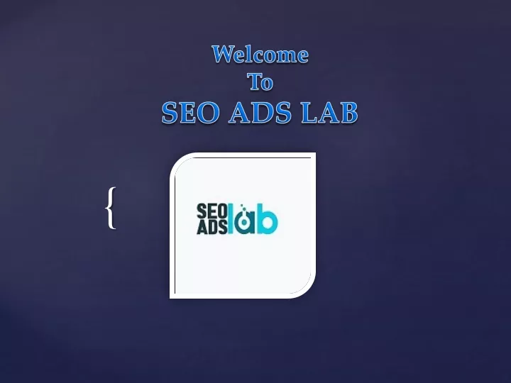 welcome to seo ads lab