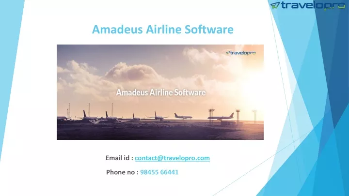 amadeus airline software