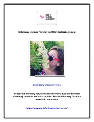 Elderberry Immune Florida | Northfloridaelderberry.com