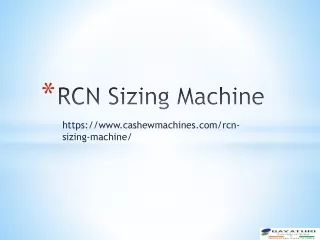 RCN Sizing Machine | Cashew Machines