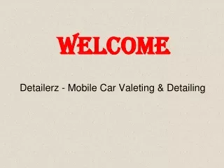 welcome