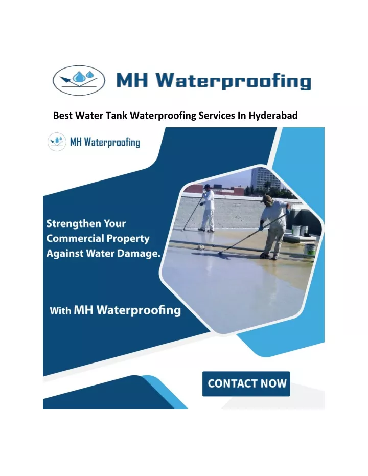 best water tank waterproofing services