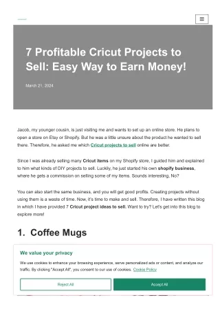 7 Profitable Cricut Projects to Sell: Easy Way to Earn Money