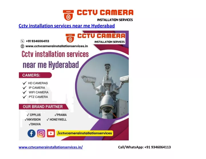 cctv installation services near me hyderabad