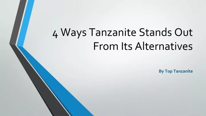 4 ways tanzanite stands out from its alternatives