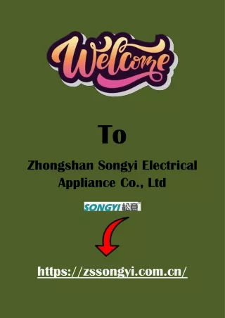 Effortless Heating- Explore Zhongshan Songyi's Best Water Heater Picks