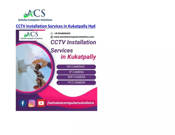 cctv installation services in kukatpally hyd