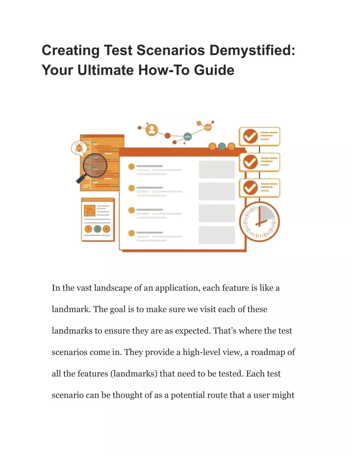 creating test scenarios demystified your ultimate