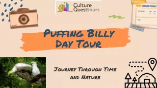 Unforgettable Puffing Billy Tour from Melbourne- Culture Quest Tours