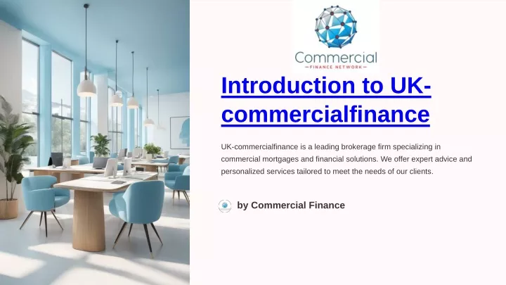 introduction to uk commercialfinance