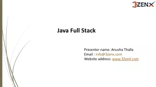 Java Full Stack course in hyderabad