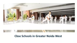 Cbse Schools in Greater Noida West