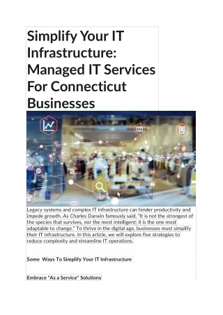 Managed IT Services For Connecticut Businesses