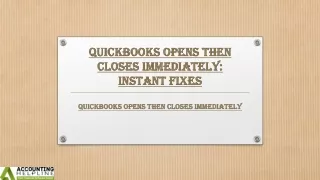 Deal with QuickBooks Opens Then Closes Immediately glitch swiftly