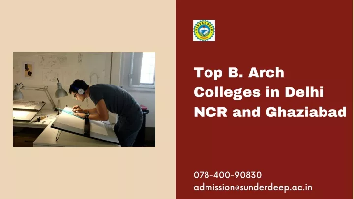 top b arch colleges in delhi ncr and ghaziabad