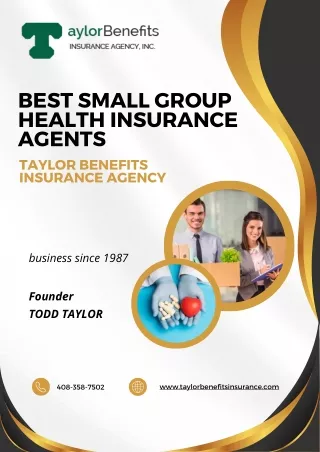 Best Small Group Health Insurance Agents: Taylor Benefits Insurance Agency