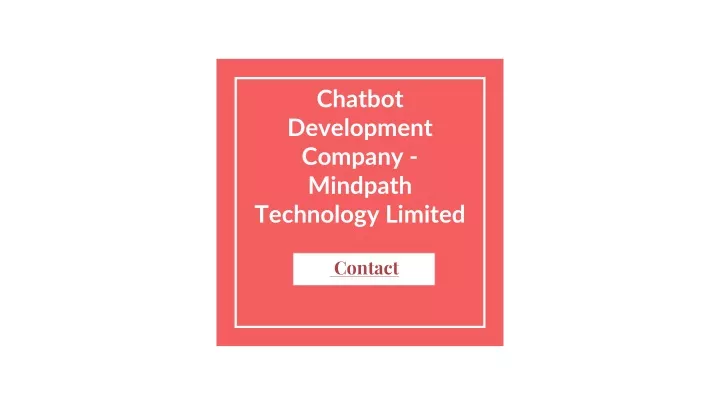 chatbot development company mindpath technology limited