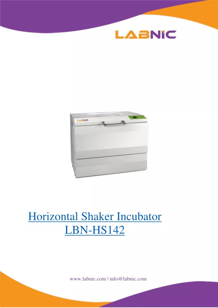 horizontal shaker incubator lbn hs142