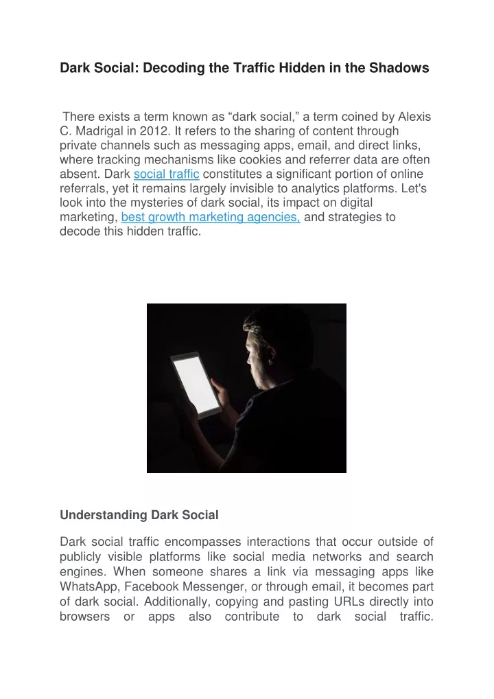 dark social decoding the traffic hidden