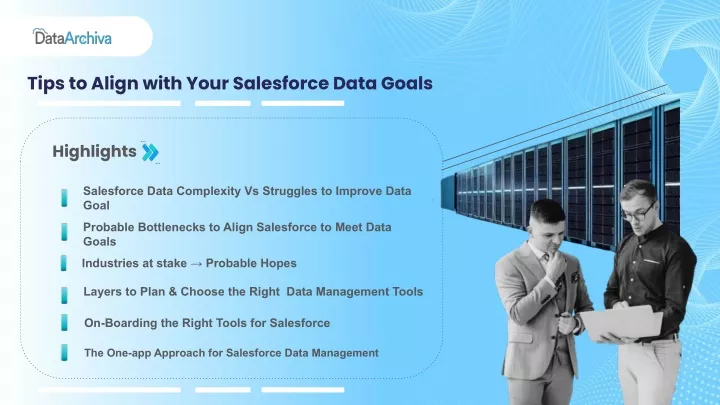 tips to align with your salesforce data goals