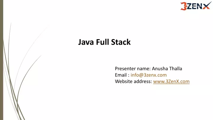 java full stack