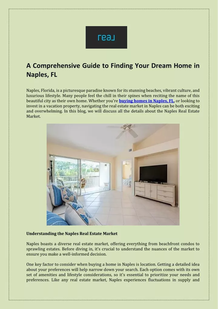 a comprehensive guide to finding your dream home