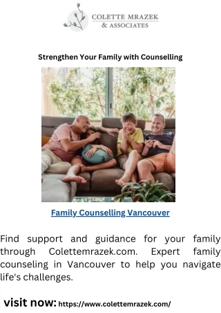 Strengthen Your Family with Counselling