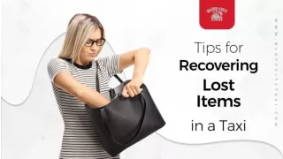 Tips for Recovering Lost Items in a Taxi